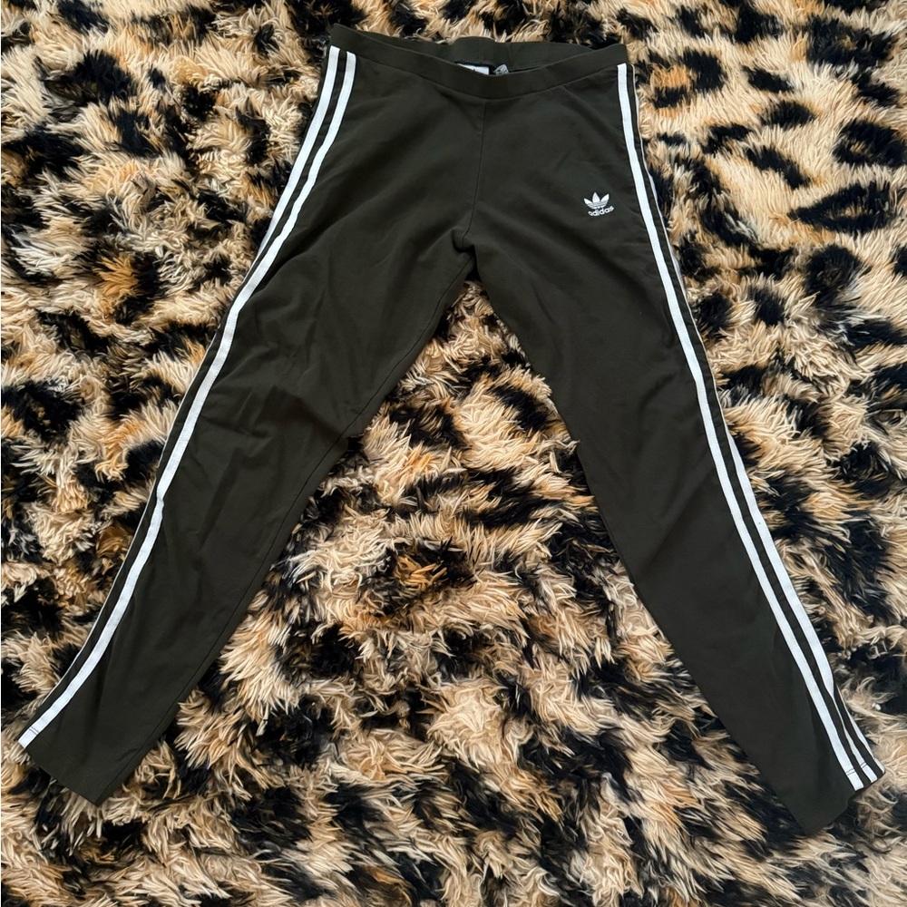 Adidas Olive Green Leggings